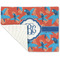 Blue Parrot Linen Placemat - Folded Corner (single side)