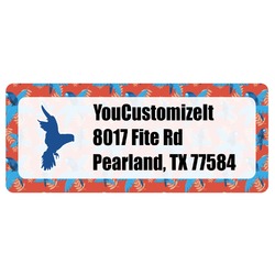 Blue Parrot Return Address Labels (Personalized)
