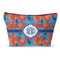 Blue Parrot Structured Accessory Purse (Front)