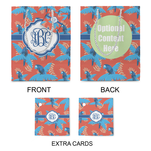 Blue Parrot Medium Gift Bag - Approval