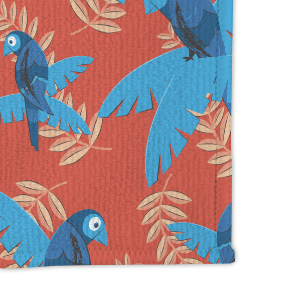 Blue Parrot Microfiber Dish Rag - DETAIL