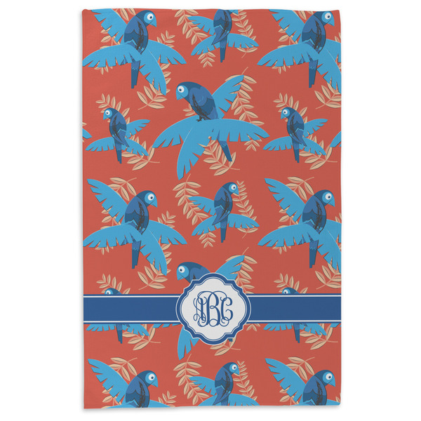 Blue Parrot Microfiber Dish Towel - APPROVAL