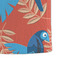 Blue Parrot Microfiber Dish Towel - DETAIL