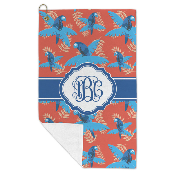 Blue Parrot Microfiber Golf Towels - FOLD