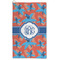 Blue Parrot Microfiber Golf Towels - FRONT