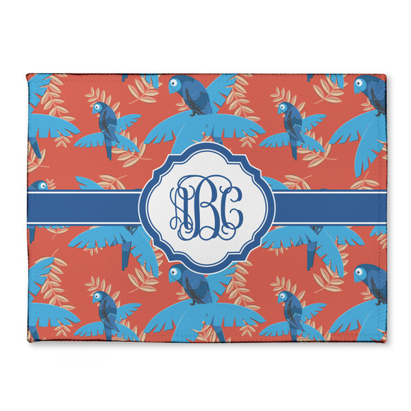 Custom Blue Parrot Microfiber Screen Cleaner (Personalized)