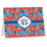 Blue Parrot Note cards (Personalized)