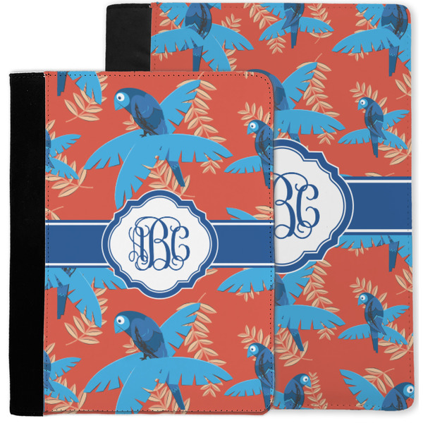 Blue Parrot Notebook Padfolio - MAIN