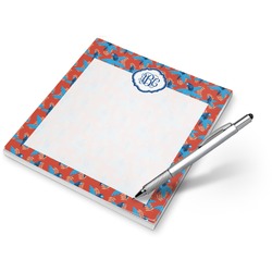 Blue Parrot Notepad (Personalized)