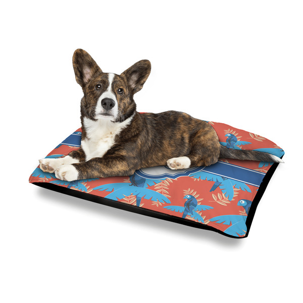 Blue Parrot Outdoor Dog Beds - Medium - IN CONTEXT