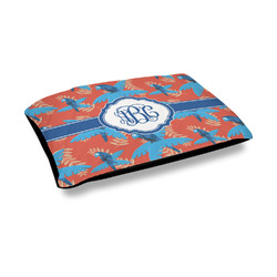 Blue Parrot Outdoor Dog Bed - Medium (Personalized)