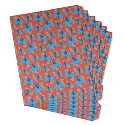 Blue Parrot Binder Tab Divider - Set of 6 (Personalized)
