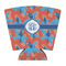 Blue Parrot Party Cup Sleeves - with bottom - FRONT