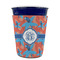 Blue Parrot Party Cup Sleeves - without bottom - FRONT (on cup)
