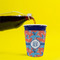 Blue Parrot Party Cup Sleeves - without bottom - Lifestyle