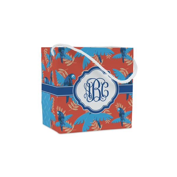 Custom Blue Parrot Party Favor Gift Bags (Personalized)