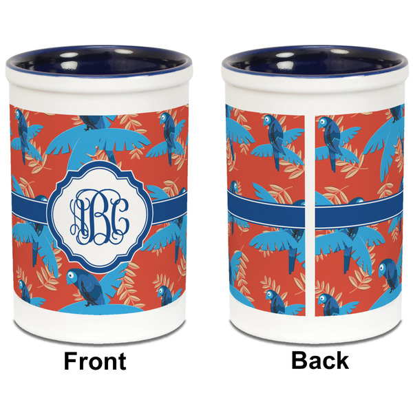 Blue Parrot Pencil Holder - Blue - approval