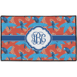 Blue Parrot Door Mat - 60"x36" (Personalized)