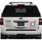 Blue Parrot Personalized Square Car Magnets on Ford Explorer