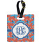 Blue Parrot Personalized Square Luggage Tag