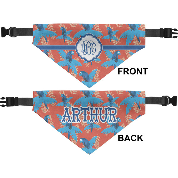 Blue Parrot Pet Bandana Approval