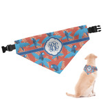 Blue Parrot Dog Bandana - Small (Personalized)