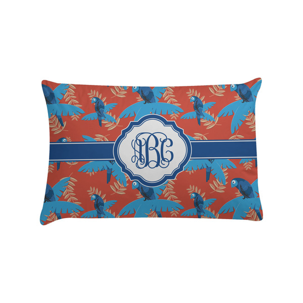 Custom Blue Parrot Pillow Case - Standard (Personalized)