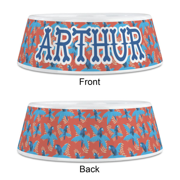 Blue Parrot Plastic Pet Bowls - Medium - APPROVAL