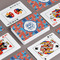 Blue Parrot Playing Cards - Front & Back View