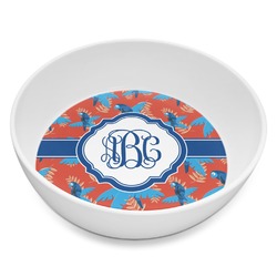 Blue Parrot Melamine Bowl - 8 oz (Personalized)