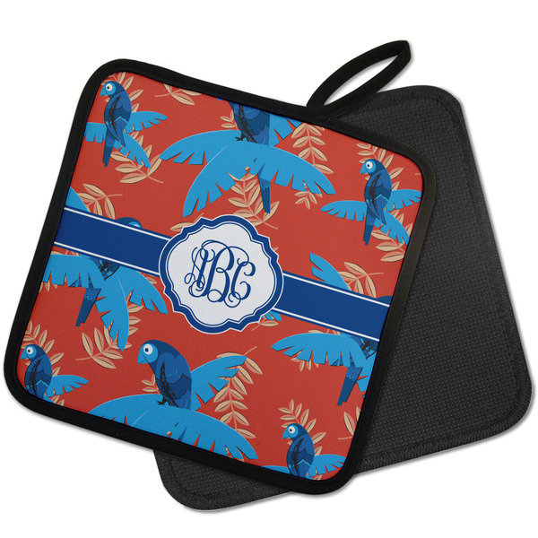 Blue Parrot Pot Holders - PARENT MAIN
