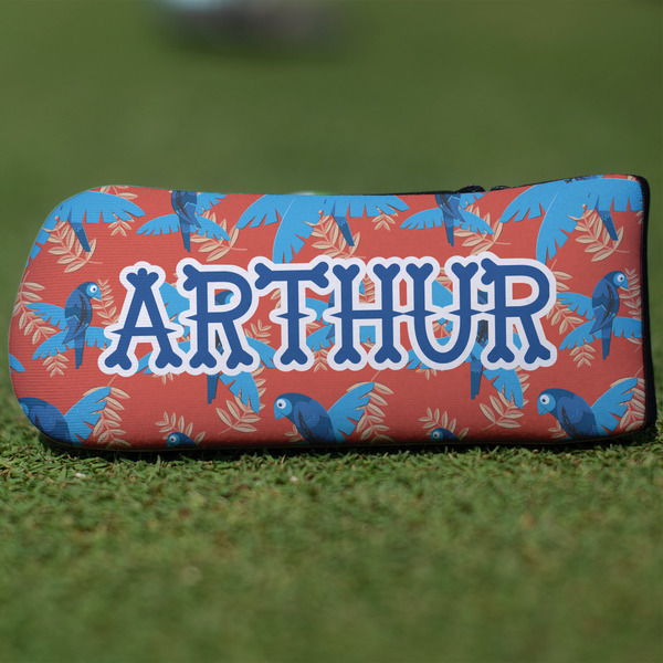 Custom Blue Parrot Blade Putter Cover (Personalized)