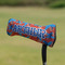 Blue Parrot Putter Cover - On Putter