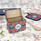 Blue Parrot Recipe Box - Full Color - In Context
