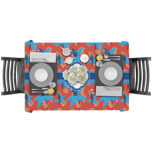 Blue Parrot Rectangular Tablecloths - LIFESTYLE
