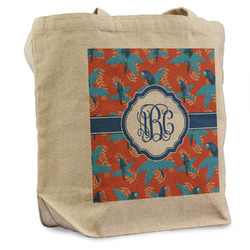 Blue Parrot Reusable Cotton Grocery Bag - Single (Personalized)