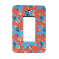 Blue Parrot Rocker Style Light Switch Cover
