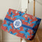 Blue Parrot Large Rope Tote - Life Style