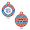 Blue Parrot Round Pet ID Tag - Large - Approval