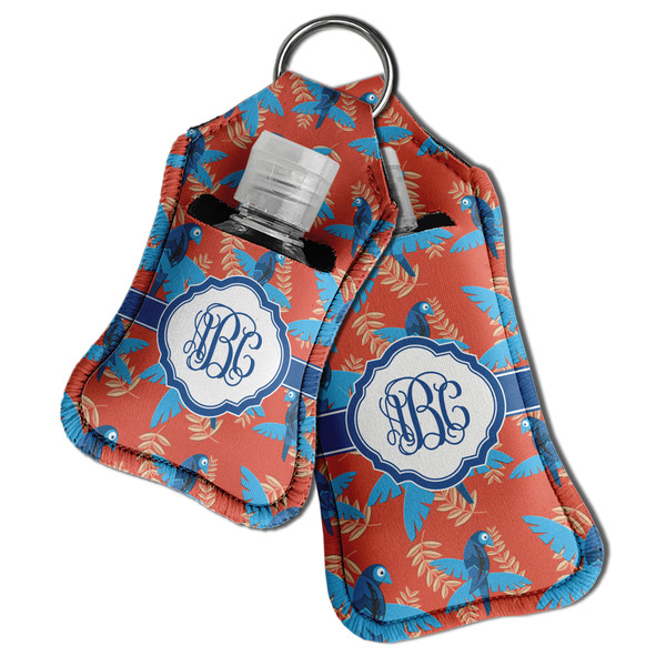Blue Parrot Sanitizer Holder Keychain - Both in Case (PARENT)