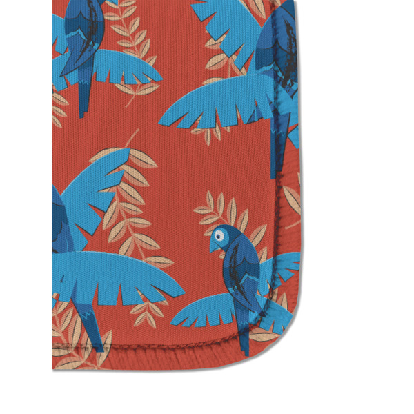 Blue Parrot Sanitizer Holder Keychain - Detail