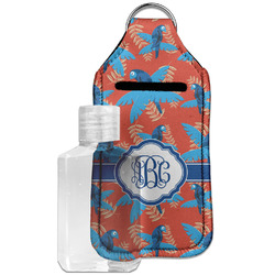 Blue Parrot Hand Sanitizer & Keychain Holder - Large (Personalized)