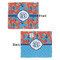 Blue Parrot Security Blanket - Front & Back View
