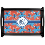 Blue Parrot Wooden Tray (Personalized)