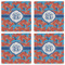 Blue Parrot Set of 4 Sandstone Coasters - See All 4 View