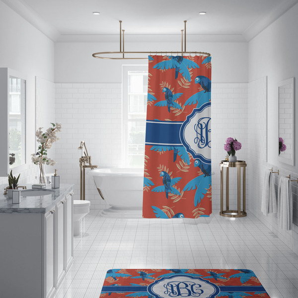 Blue Parrot Shower Curtain - 70"x83"