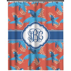 Blue Parrot Extra Long Shower Curtain - 70"x84" (Personalized)
