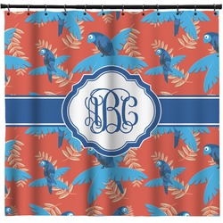 Blue Parrot Shower Curtain - Custom Size (Personalized)