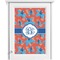 Blue Parrot Single White Cabinet Decal