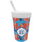 Blue Parrot Sippy Cup with Straw (Personalized)